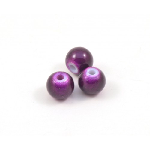 Purple 8 mm ''wonder bead'' acrylic beads